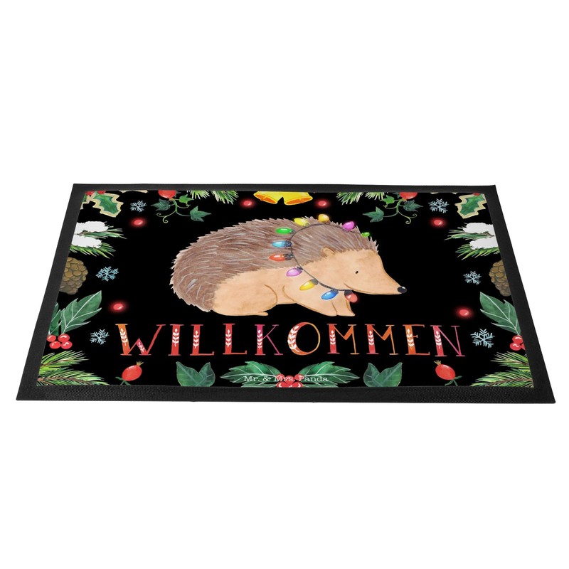 Mr. & Mrs. Panda 50 x 75 cm Doormat Hedgehog