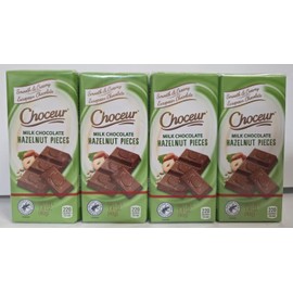 Choceur Hazelnut Crunch Chocolate - 20 x 1.4 oz. (40g) Bars