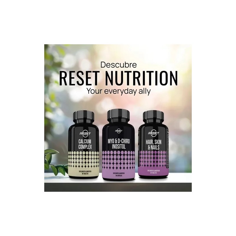 Reset Nutrition Myo Inositol Y D-chiro Salud Hormonal 240cáp Sabor