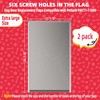 2PACK Extra Large Dog Door Replacement Flap with Screws,Doggie Door