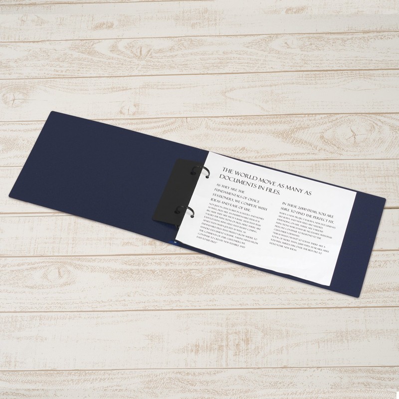 Plus Ring File, 2 Holes, Super Economy, B5 Side, Width