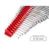 TEKTON Combination Wrench Set with Modular Wrench Organizer, 19-Piece (6-24