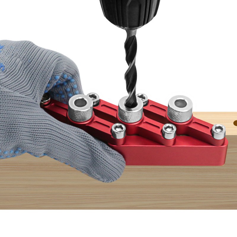 Self Centering Doweling Jig 3 in 1 Hole Drill Guide