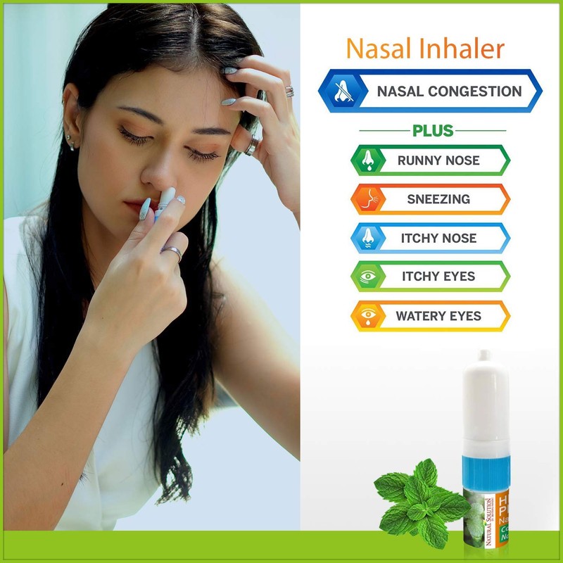 Natural Solution Himalayan Salt Inhaler, Help Clear Nose Congestion, Boost