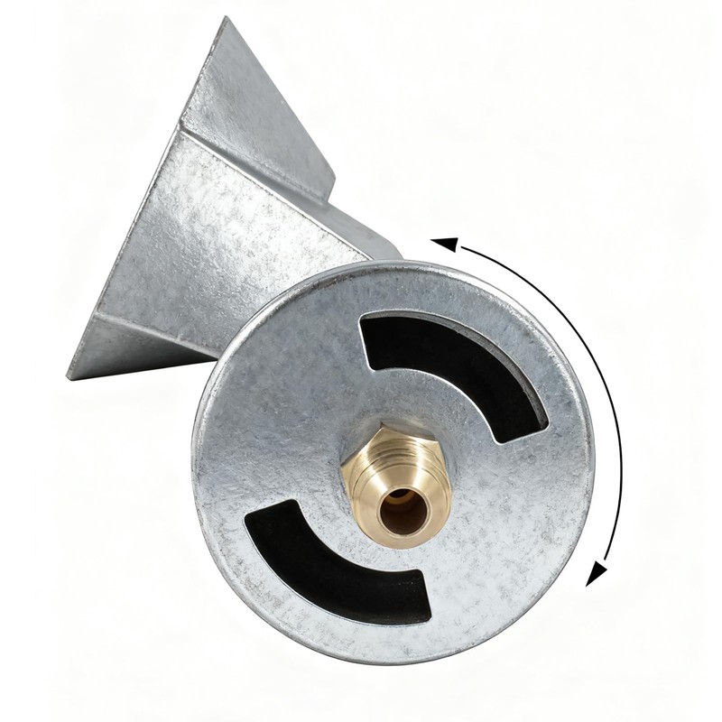 MCAMPAS High Pressure Cast Iron Propane Burner Head with 20