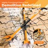 Gutster 48” Demolition Pry Bar & Crowbar – Oval Handle