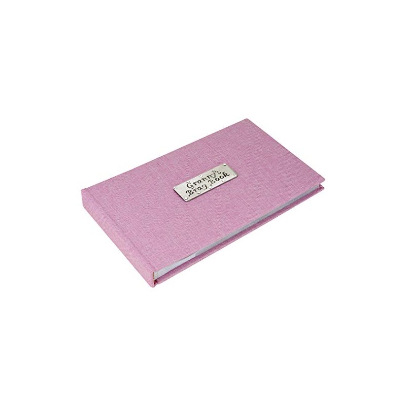 Granny's Brag Book pink photo album - holds 40 photos