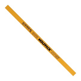 WOLFPACK LINEA PROFESIONAL Standard Extra Long 5 Pencils Carpenter's Pencil for Carpentry, Masonry, Construction
