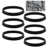 SMCEHEYA 6 PCS Rubber Washers 40MM Cone Sink Plug Rubber