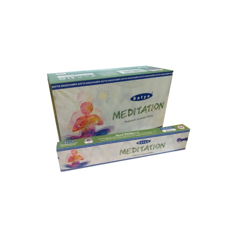 SATYA Premium Meditation Incense Cleansing Incense 12 Box Set