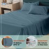SLEEP-NEST Twin Sheets Set, 4Pc Twin Bed Sheets, Breathable Cotton