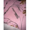 True Timber Snowfall Pink Camo Fleece Snowfall Fabric Print BTY