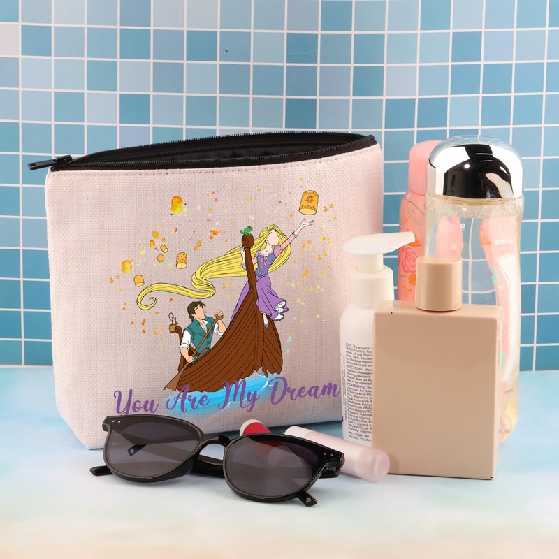 PLITI Princess Rapunzel Cosmetic Bag Tangled Lover Gifts You are