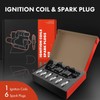 A-Premium 1x Ignition Coil Pack and 6x Iridium Spark Plugs