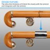4Pcs 50mm Stair Handrail Connection Joint,Ultra-Thin 0.4mm Stainless Steel Expandable