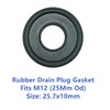Dsnaduo 50 PCS Rubber Drain Plug Gasket, Fits M12 Replace