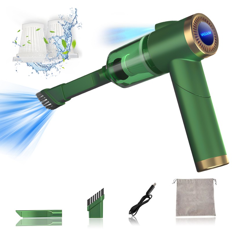 Wireless Handheld Car Vacuum Cleaner 90 Degrees Foldable Portable Vacuum