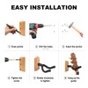 Bandpop Guitar Wall Mount 2 Pack - Solid Nature Beech