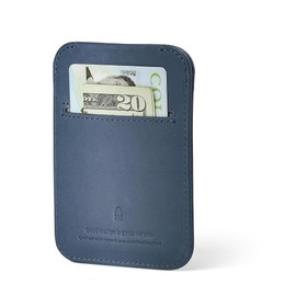 Distil Union Wally Sleeve | Minimalist Genuine Leather Slim Wallet & Credit Card Holder | MagLock Pocket, Pull-Tab Access, RFID Shielding
