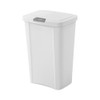 STERILITE 10458004 Touch Can, White, 13 Gallon