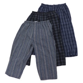 Vantann Suteko with Pockets, Set of 3, Classic Patterns, Assorted Colors, 3-Piece Set, Suteteko, Men's, 100% Cotton, Pockets, 3 classic patterns