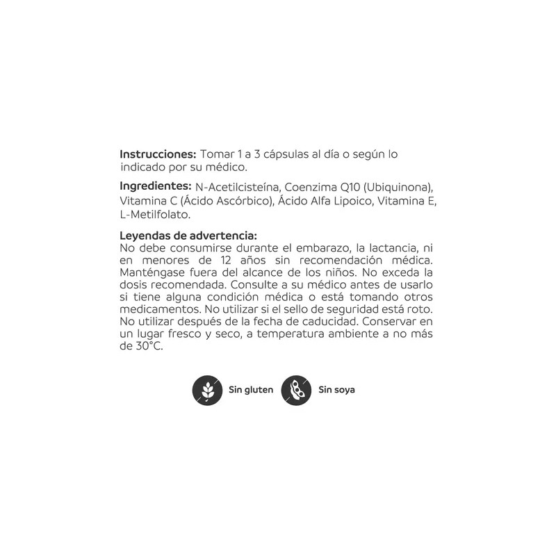 Suplemento De Fertilidad Premium 90 Cápsulas De 545 Mg Nac