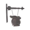 K&K Interiors 14365A Small Dark Brown Sitting Rabbit Arrow Replacement,