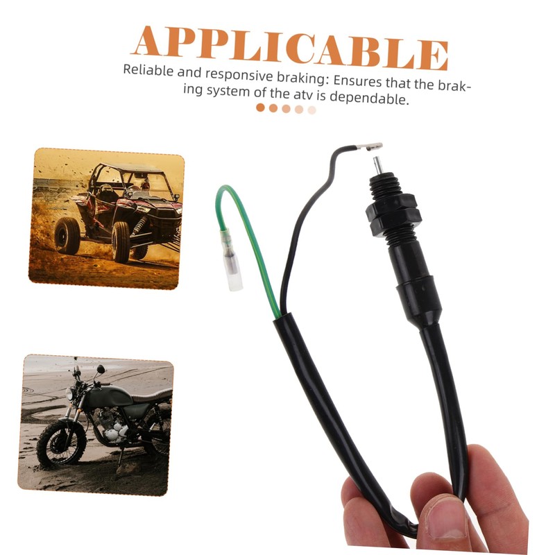 BUGUUYO Motorcycle Rear Brake Light Switch Wire Spring for Atv