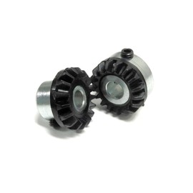 ID: 163997-163329. New Lower Horizontal Shaft Gear Set (Left), Compatible w/Singer Sewing Machine Models 600, 700 Series, Plus Others Below: