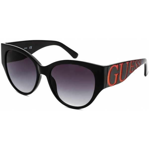 GUESS GF6118 Shiny Black/Gradient Smoke One Size