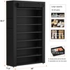 OYREL Tall Shoe Rack Dustproof Cabinet Large Capacity 8 Tier