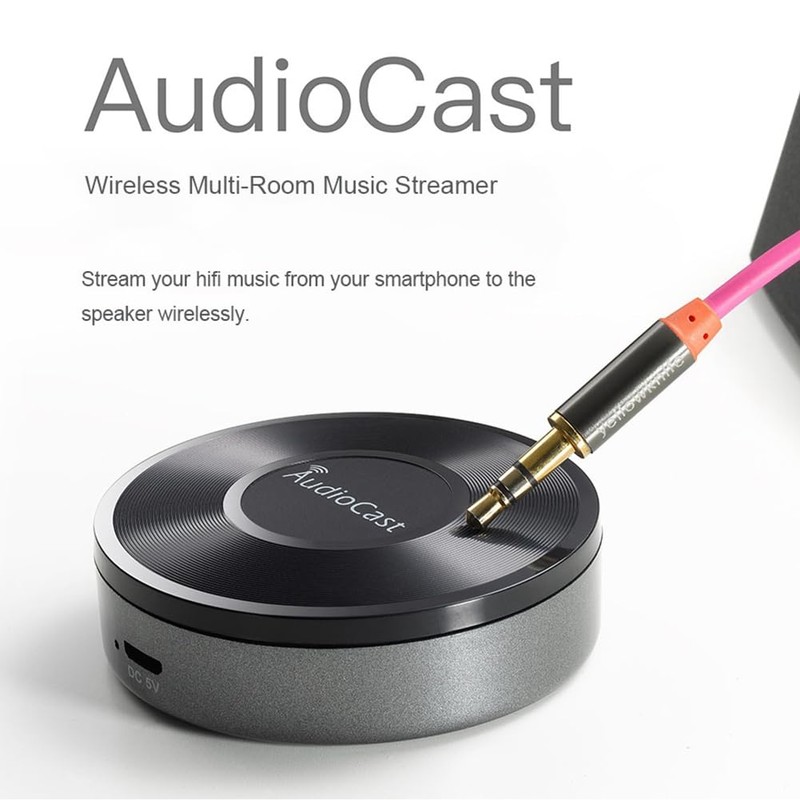 Peakloong Wireless WiFi Music Audio Streamer Receiver Audiocast Ieast Play