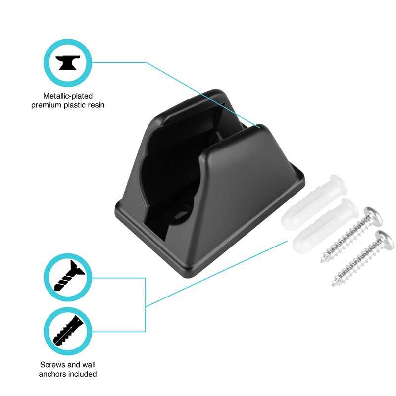 Dura Faucet DF-SA156-MB RV Handheld Shower Wand Bracket Holder, Mounting