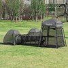 PETEASE Cat Enclosures, 3-in-1 Cat Tower Tent with Tunnel/Pop Up