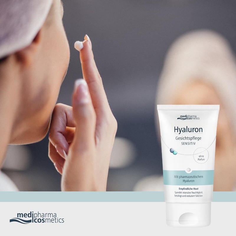 Hyaluronic Facial Care Sensitive - Soothes the Skin and Moisturises