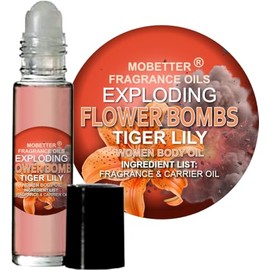 MOBETTER FRAGRANCE OILS Exploding Flower Bombs Tiger Lily Women Perfume Body Oil