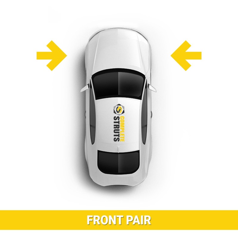 COMPLETESTRUTS - Front Quick Complete Strut Assemblies with Coil Springs