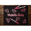 Sharpie Metallic Permanent Markers | Fine Point | Ruby Metallic