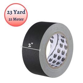 Bates- Gaffers Tape 2 Inch, 23 Yard, Gaffers Tape, Black Gaffers Tape, Gaffing Tape, Black Gaffers Tape 2 Inch, Gaffer, Floor Tape for Electrical Cords, 2 inch Black Gaffer Tape, Gaff Tape, Cable Tape