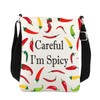 Chili Pepper Shoulder Bag Hot Chili Gifts Spicy Food Lover