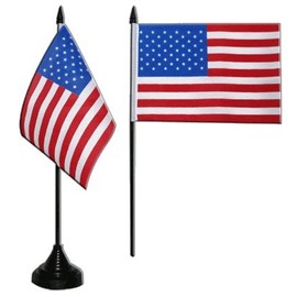 Flaggenfritze USA Table Flag + Free Sticker