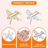 PATIKIL Airplane Push Pin, 60 Pcs Decorative Metal Push Pin