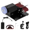 Mini Electric Belt Sander1.97x13-inch Small Bench Grinder Disc Sander Machine