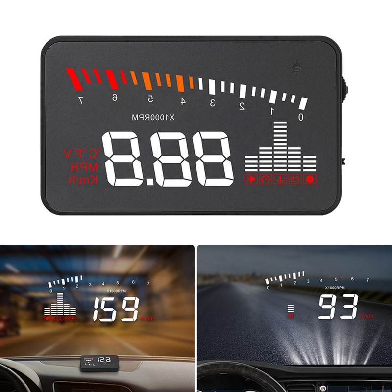 X5 HUD 3.5 Inches Universal Car HUD Head Up Display
