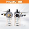 Topkidame Huayi 813280 Carburetor Carb Fit for Briggssstraton 25T3 25T