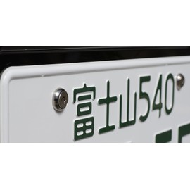 Stainless Steel License Plate Bolt (Silver) 3 Piece & Tool Set M6 x 20