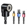 105° Angle Wrench Attachment Adapter 1/4 Inch Drill Hex Shank