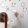 JarThenaAMCS 240 Sheets Highland Cow Sticky Notes Set 8 Designs