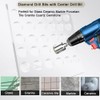 ASNOMY 3-1/4 Inch Diamond Hole Saw with Pilot Drill Bit,