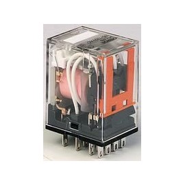 Omron Industrial Automation Relay, 4Pdt, 250Vac, 30Vdc, 5A - MY4N DC24 (S)